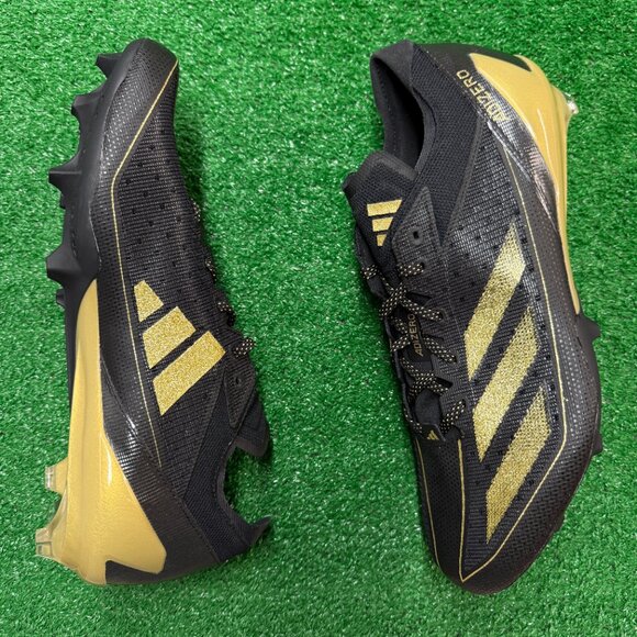 Adidas Adizero Electric Core Black Gold Metallic Carbon Mens IE4380 NEW Sz 13 - Picture 4 of 5
